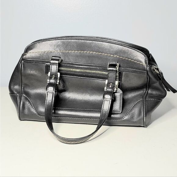Coach handbag black multipocket Ho5S-7465 - Picture 1 of 7